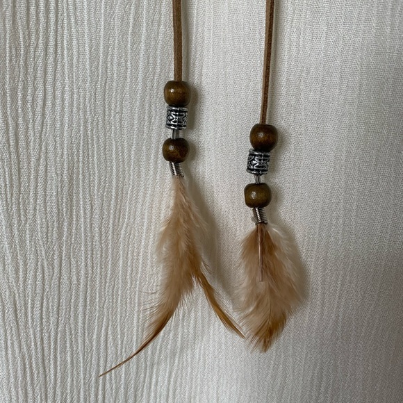 Miss Me Tunic Top Crepe Tassel Tie Strings Embroidered Peasant BOHO Macrame Sz S - Picture 4 of 16